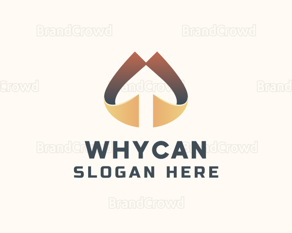 Elegant  Arrow Ribbon Logo