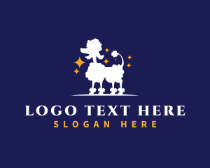 Hound - Pet Poodle Grooming logo design