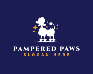 Grooming - Pet Poodle Grooming logo design