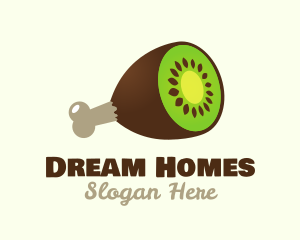 Kiwi Ham Meat logo design