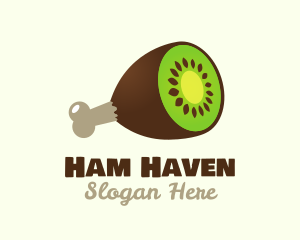 Ham - Kiwi Ham Meat logo design