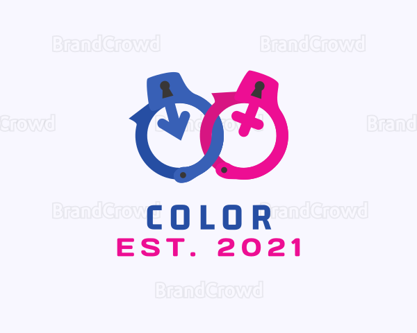 Adult Gender Handcuffs Logo