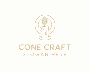 Wax Candle Boutique logo design