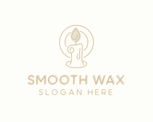 Wax Candle Boutique logo design