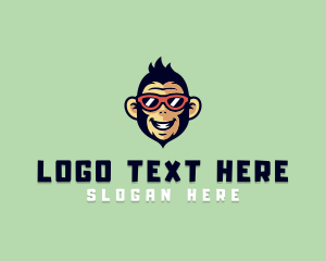 Cool - Cool Monkey Sunglasses logo design