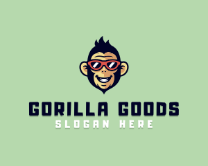 Cool Monkey Sunglasses logo design