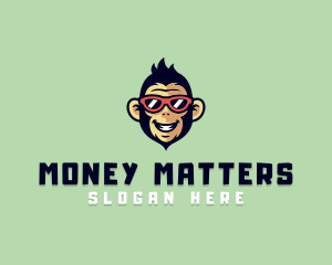 Band - Cool Monkey Sunglasses logo design