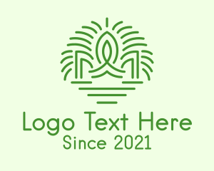 Foundation - Crown Leaf Environment logo design