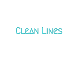 Sans Serif - Blue Thin Wordmark logo design