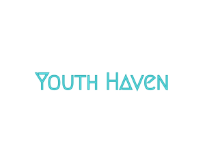 Teen - Blue Thin Wordmark logo design