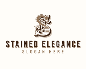 Antique Western Typography logo design