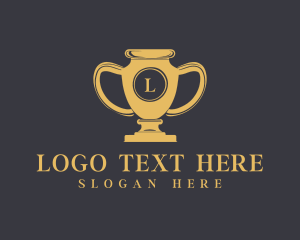 Victory - Trophy Championship Award logo design