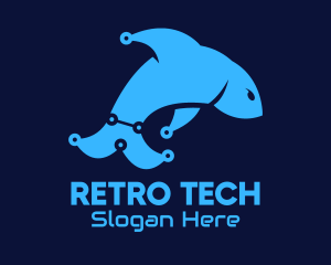 Blue Dolphin Tech logo design