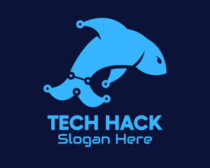 Blue Dolphin Tech logo design