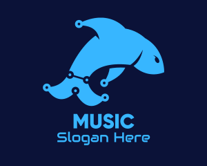 Network - Blue Dolphin Tech logo design