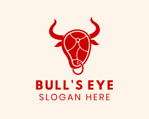 Bull Horns Steakhouse logo design