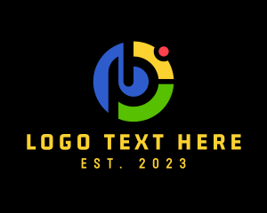 Colorful - Gaming Application Letter P logo design