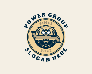 Maintenance Crew - Tiger Plumbing Tools logo design