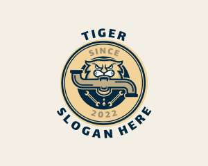 Tiger Plumbing Tools logo design