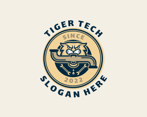 Tiger Plumbing Tools logo design