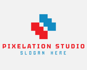 Pixelation - Digital Pixel Technology logo design