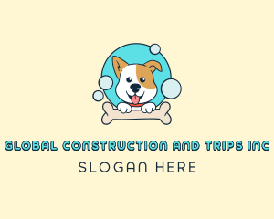 Veterinary - Bubble Bath Dog logo design