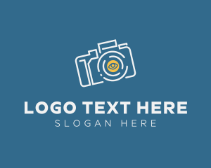 Camera Lens - Eye Camera Photography logo design