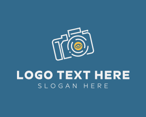 Vlogger - Eye Camera Photography logo design