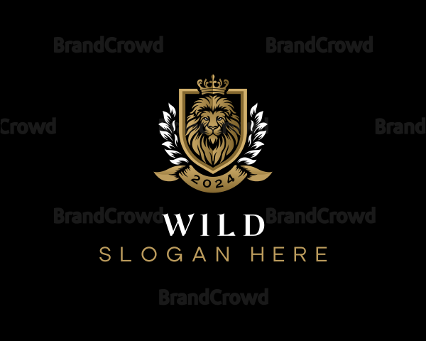 Premium Lion Crest Logo