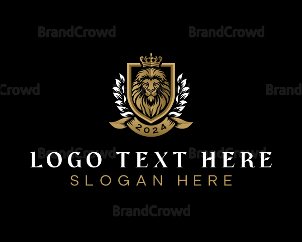 Premium Lion Crest Logo