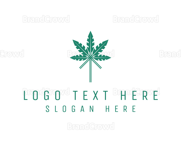 Organic Herbal Leaf Logo