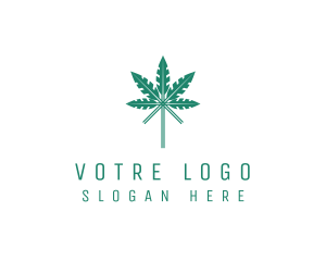Organic Herbal Leaf Logo