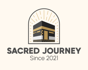 Kaaba Muslim Mosque logo design