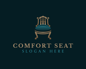 Furniture Chair Seat logo design