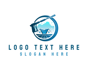 Cleaning Services - Pressure Washer Home logo design