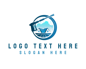 Pressure Washer Home logo design