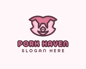 Pig Pork Swine logo design