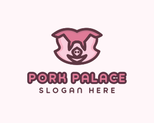 Pig Pork Swine logo design