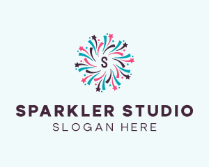 Sparkler - Carnival Firework Festival logo design