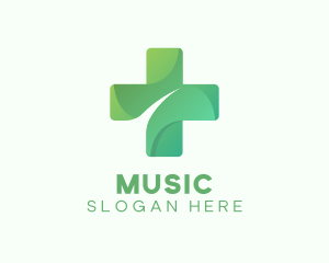 Pharmacy - Green Medical Cross logo design