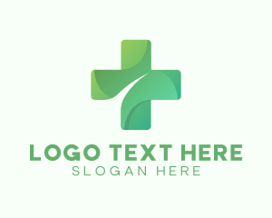 Medicinal - Green Medical Cross logo design