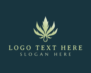 Marijuana - Organic Cannabis Weed logo design