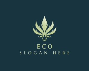 Herbal - Organic Cannabis Weed logo design