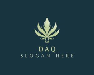 Cbd - Organic Cannabis Weed logo design