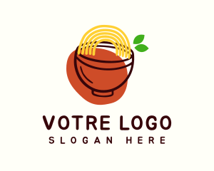 Noodle - Pasta Bowl Restaurant logo design