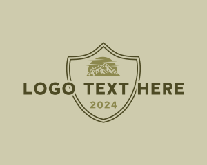 Eco Friendly - Mountain Summit Adventure logo design