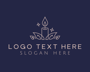 Lighting - Candle Wellness Aromatherapy logo design