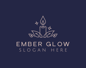 Ember - Candle Wellness Aromatherapy logo design