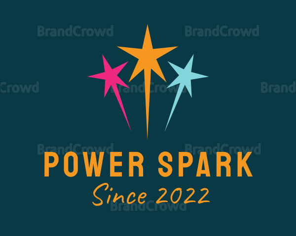 Star Fireworks Celebration Logo