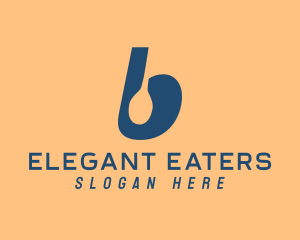 Silverware - Letter B Restaurant logo design